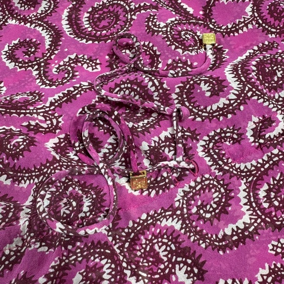 Tory Burch Silk Caftan Tunic Dress /Cover Up - Size XS / S. - Picture 7 of 16